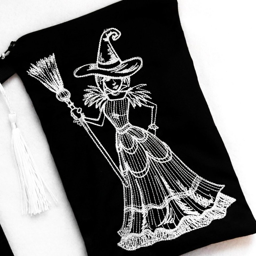Sassy Witch Wristlet Purse